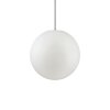Ideallux SOLE Pendellampa, Pendelbelysning Vit, 1-ljuskällor