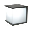Lutec Lampor CUBE Vägglampa Antracit, 1-ljuskällor