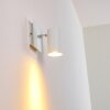 Zuoz Vägglampa, Väggspotlight Vit, 1-ljuskällor