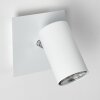 Zuoz Vägglampa, Väggspotlight Vit, 1-ljuskällor