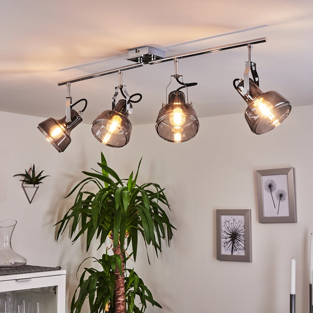 Lulea Taklampa, Takstrålkastare Krom, 4-ljuskällor main product photo