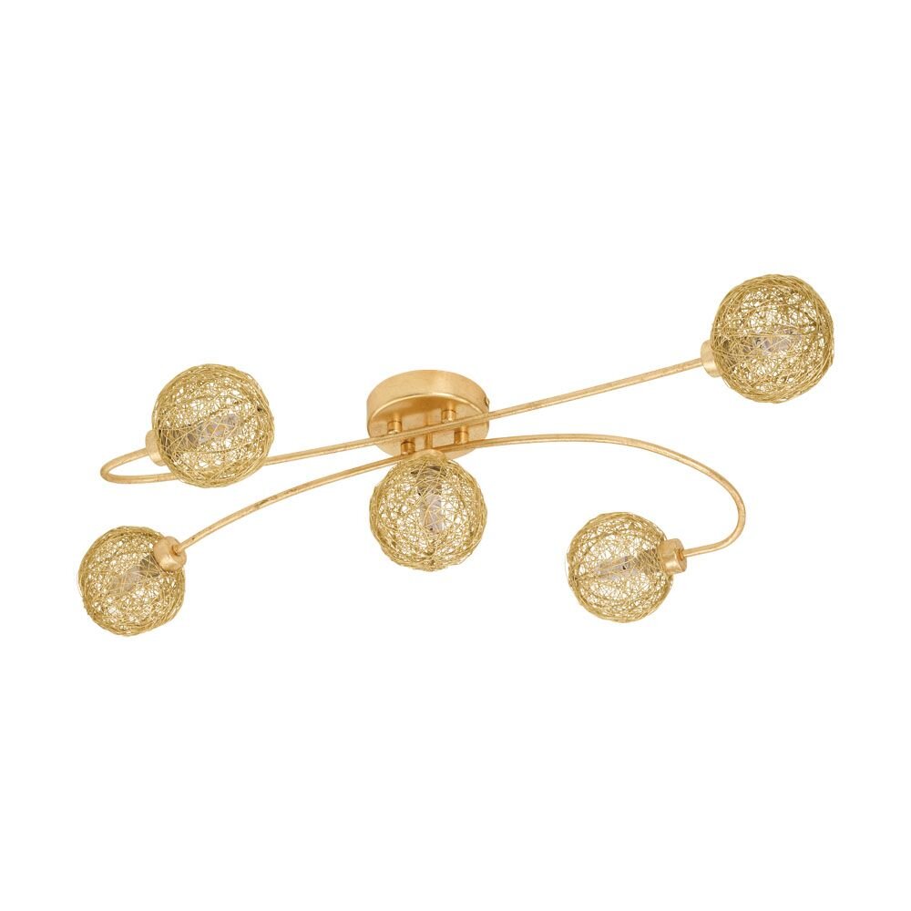 Eglo CARIS Taklampa Guld, 5-ljuskällor main product photo