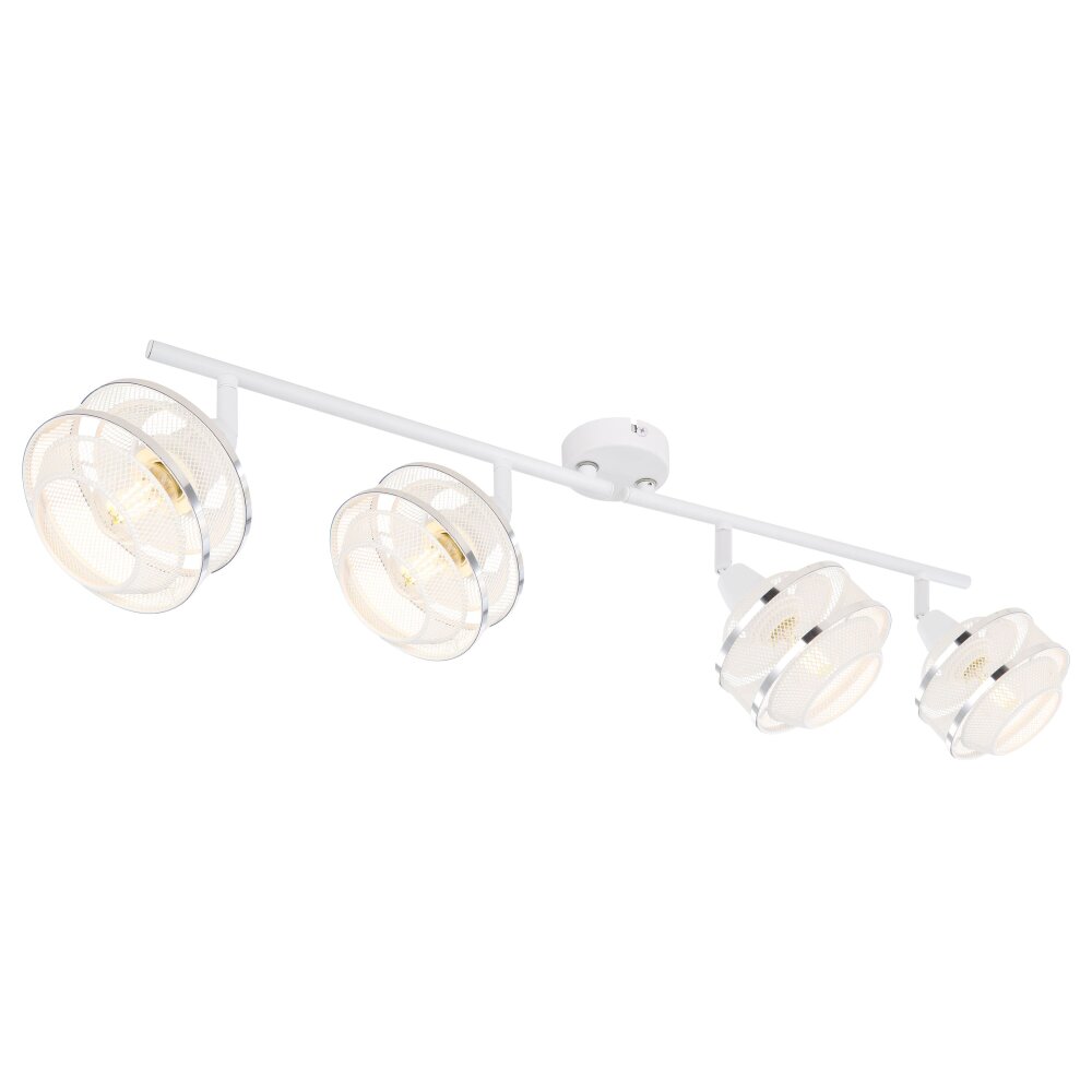 Globo VIGATTO Taklampa, Takstrålkastare, Väggspotlight Vit, 4-ljuskällor main product photo