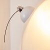 Poitou Golvlampa, Läslampa Vit, 1-ljuskällor