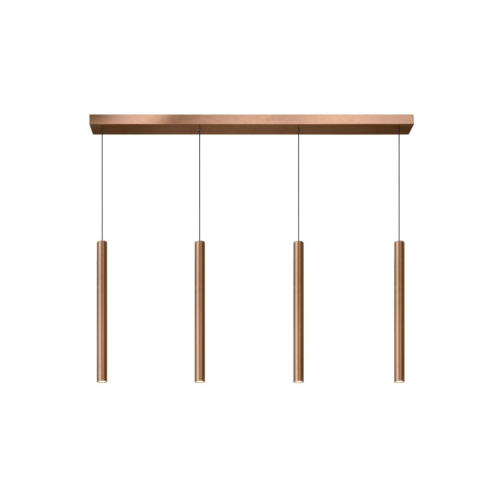 Lucide LORENZ Pendelbelysning LED Rostfärger, 4-ljuskällor main product photo