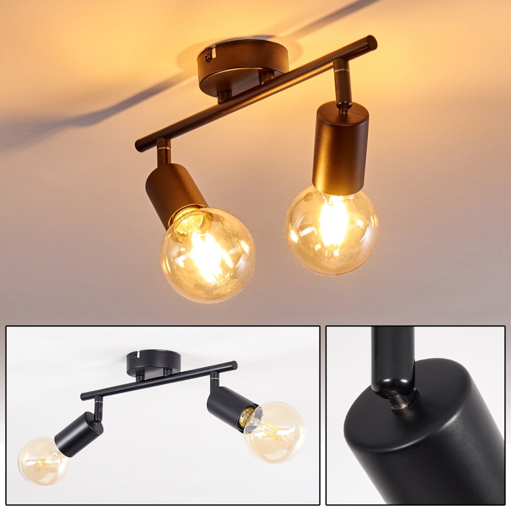Maidford Taklampa, Takstrålkastare Svart, 2-ljuskällor main product photo