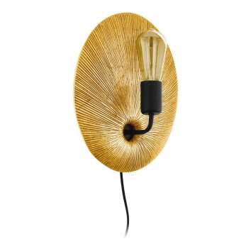 Eglo Lampor GASCUERIA Vägglampa Guld, Svart, 1-ljuskällor Eglo Lampor GASCUERIA Vägglampa Guld, Svart, 1-ljuskällor