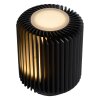 Lucide TURBIN Bordslampa LED Svart, 1-ljuskällor