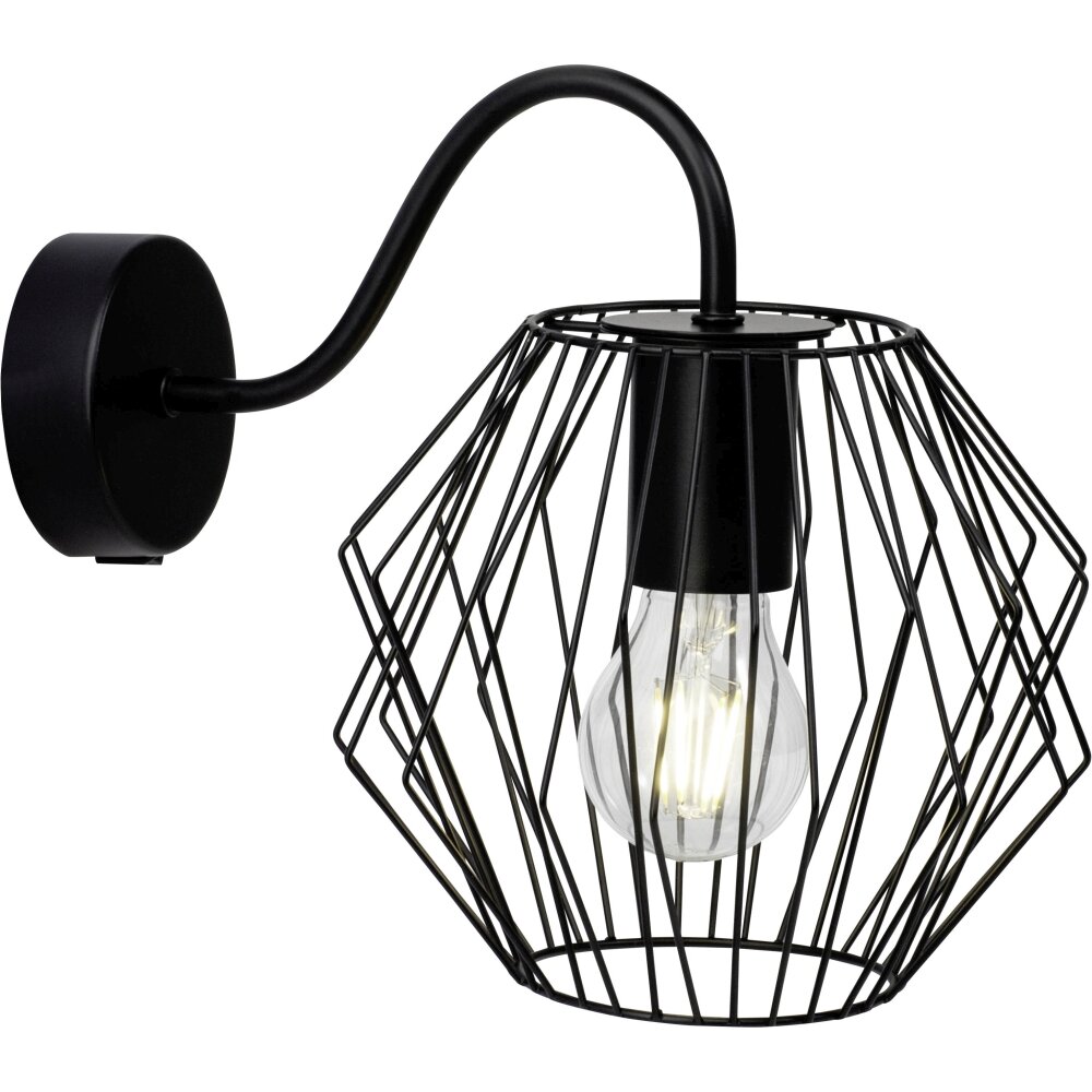Brilliant Lampor Noris Väggspotlight Svart, 1-ljuskällor main product photo