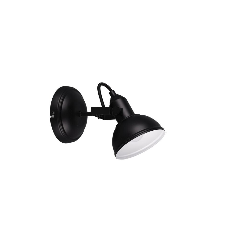 Reality GINA Väggspotlight Svart, 1-ljuskällor main product photo