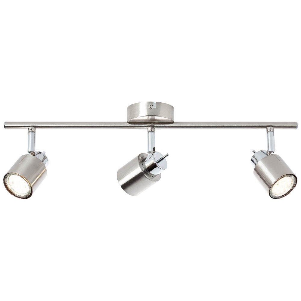 Brilliant Lampor ANDRES Taklampa, Takstrålkastare Krom, Nickel matt, 3-ljuskällor main product photo
