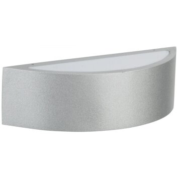 Albert Lampor 6322 Utomhusbelysning, vägglampa utomhus LED Silver, 2-ljuskällor