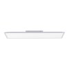 Leuchten Direkt FLAT Taklampa, Panel LED Silver, 1-ljuskällor, Fjärrkontroll