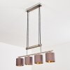 Glane Pendelbelysning Nickel matt, 4-ljuskällor