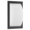 LCD vägglampa utomhus, Vägglampa LED Svart, 1-ljuskällor