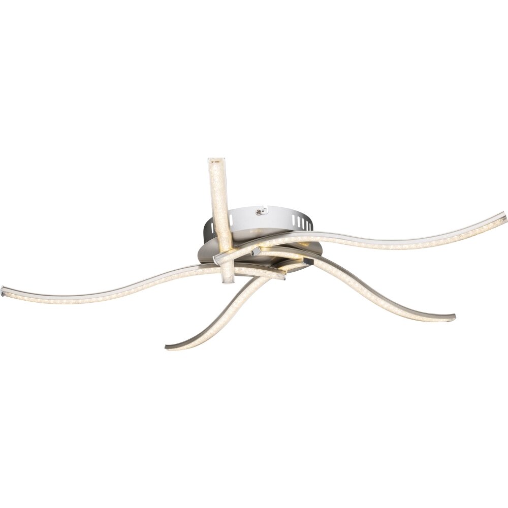 Globo Jorne Taklampa LED Nickel matt, 5-ljuskällor main product photo