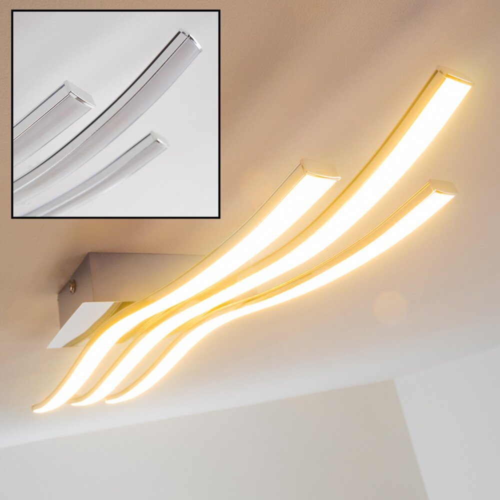 Cartago Taklampa LED Krom, 3-ljuskällor main product photo