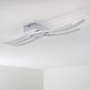 Cartago Taklampa LED Krom, 3-ljuskällor