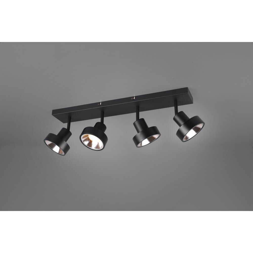 Trio Lampor Leon Väggspotlight LED Svart, 4-ljuskällor main product photo