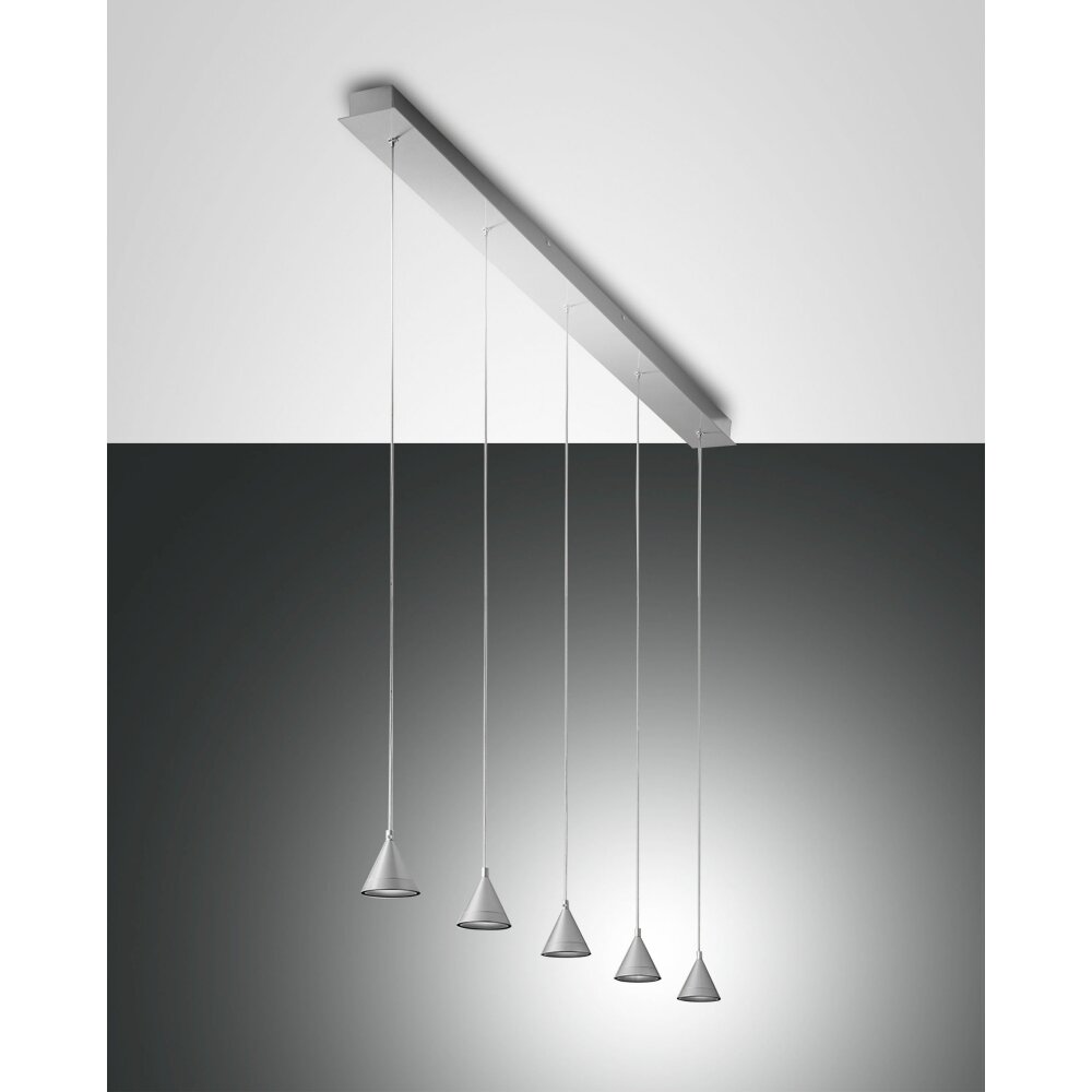 Fabas Luce Delta Pendelbelysning LED Aluminium, 5-ljuskällor main product photo