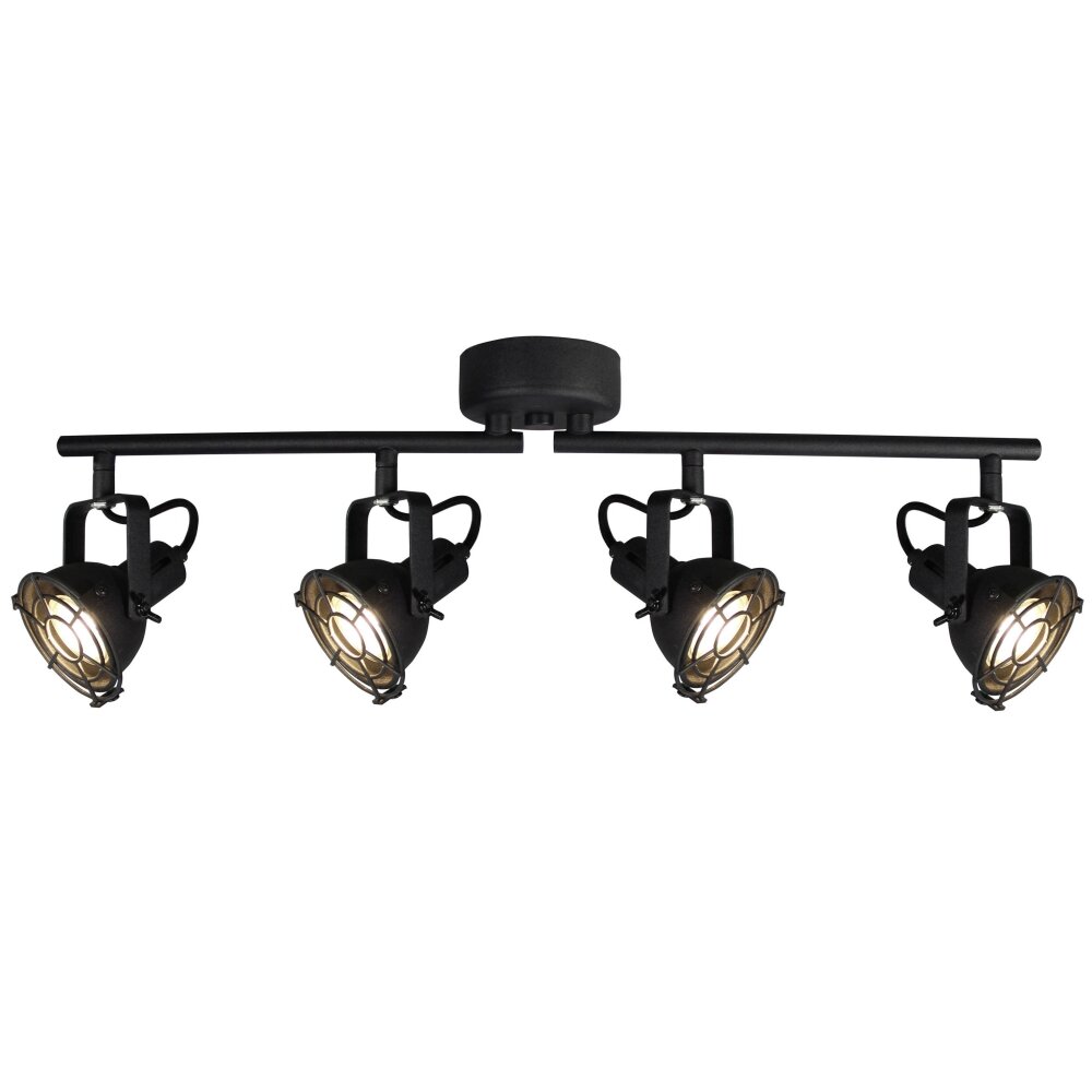 Brilliant Jesper Taklampa, Takstrålkastare LED Svart, 4-ljuskällor main product photo