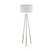 Eglo Lampor BIDFORD Golvlampa, Golvlampa Brun, Vit, 1-ljuskällor
