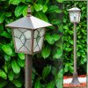 Tok Golvlampa utomhus, gångvägslampa Rostfärger, 1-ljuskällor