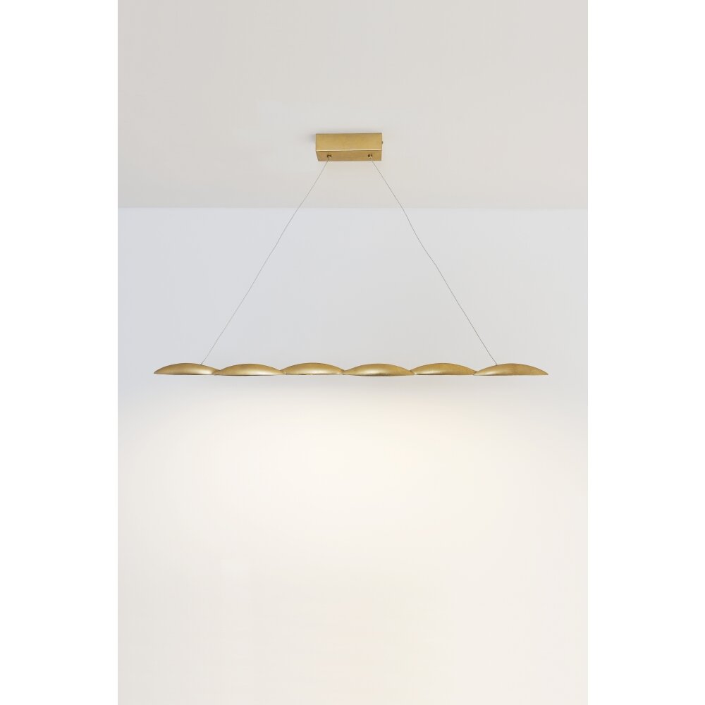 Holländer FARAONE Pendellampa, Pendelbelysning LED Guld, 6-ljuskällor main product photo