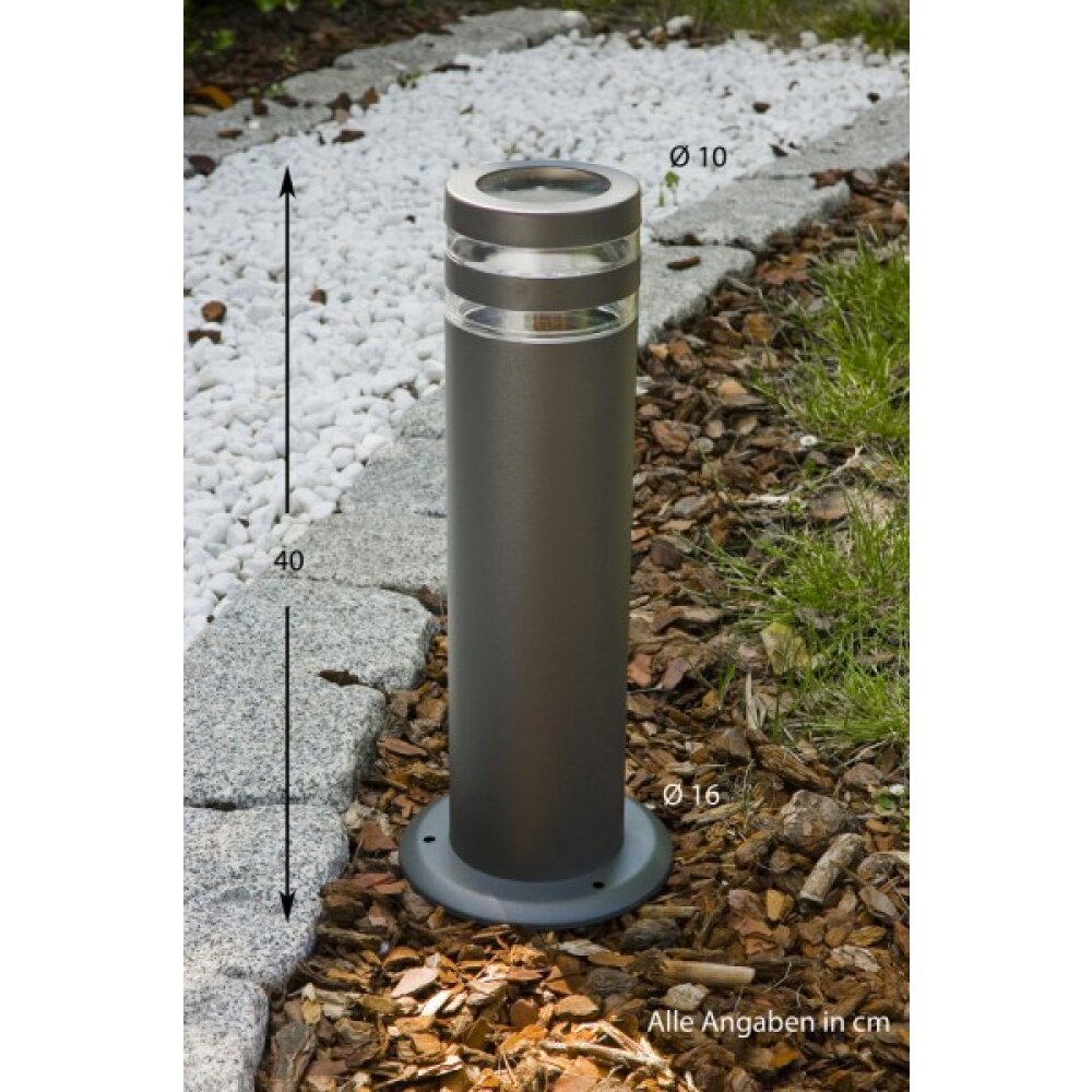 Lutec Lampor FOCUS gångvägslampa Antracit main product photo