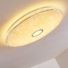 Cirque Taklampa LED Krom, 1-ljuskällor, Fjärrkontroll, Färgväxlare