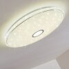 Cirque Taklampa LED Krom, 1-ljuskällor, Fjärrkontroll, Färgväxlare