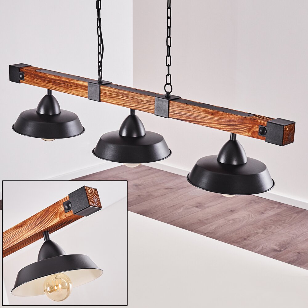 Corippo Pendellampa Svart, 3-ljuskällor main product photo