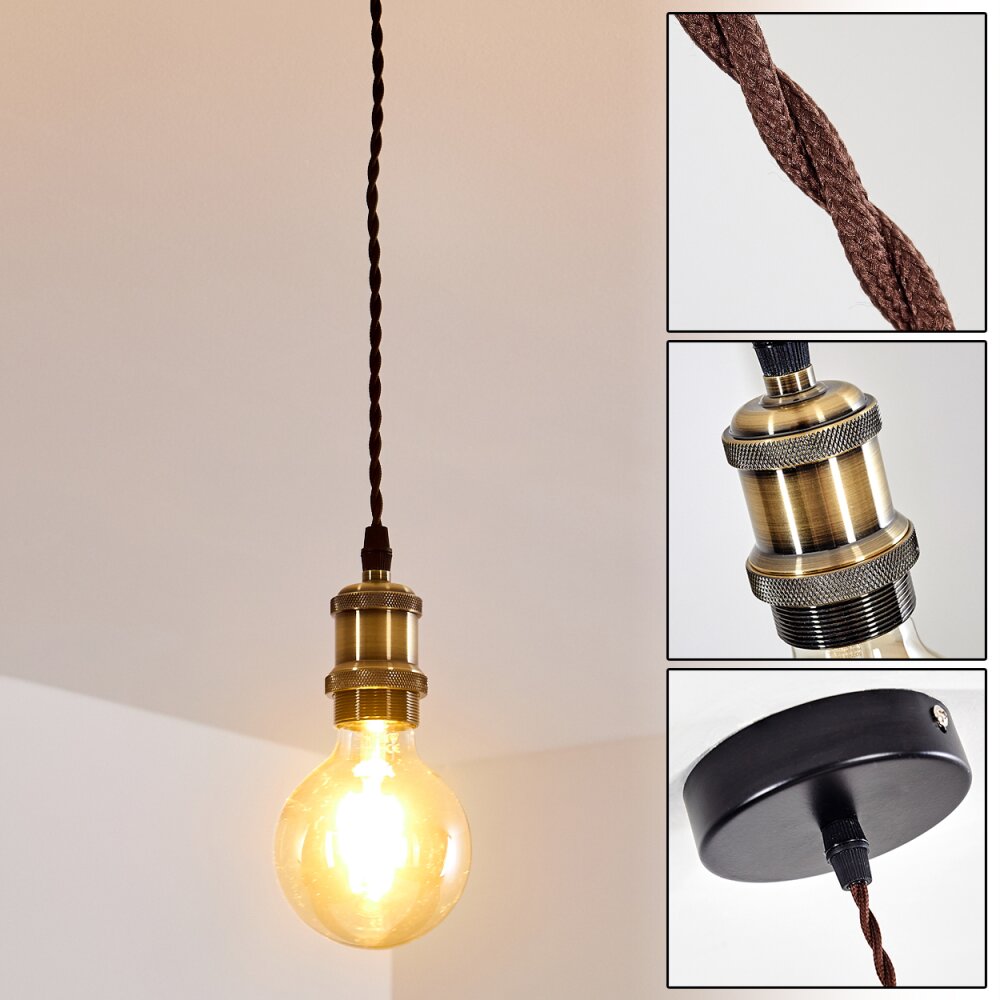 Gunnison Pendellampa Brons, Mässing, Svart, 1-ljuskällor main product photo