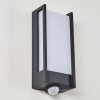 Skove Vägglampa LED Antracit, 1-ljuskällor, Rörelsedetektor