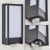 Skove vägglampa utomhus, Vägglampa LED Antracit, 1-ljuskällor, Rörelsedetektor