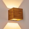 Adak Up & Down Lampa, Vägglampa LED Trä mörkt, 1-ljuskällor