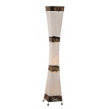 Paul Neuhaus ABUJA Golvlampa, Golvlampa Trä mörkt, 3-ljuskällor