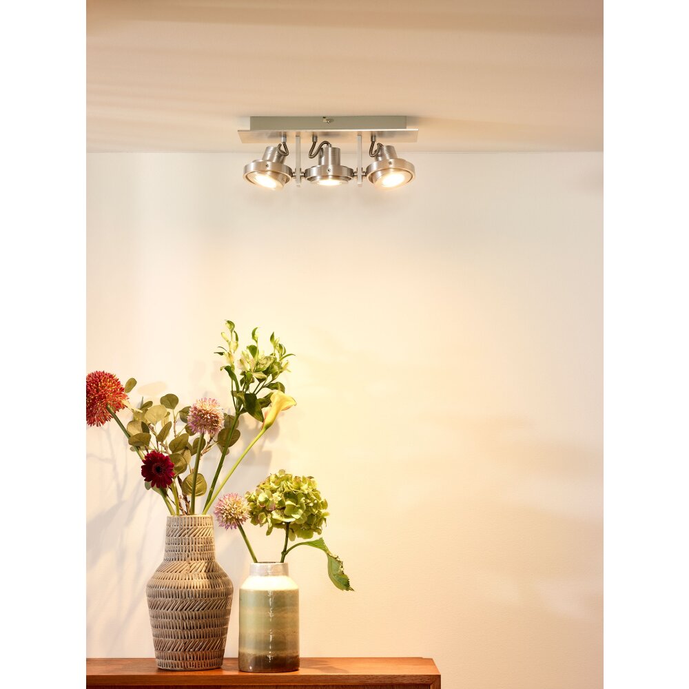 Lucide LANDA Taklampa, Takstrålkastare LED Krom, 3-ljuskällor main product photo