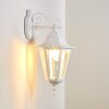 Hongkong vägglampa utomhus, Vägglampa Vit, 1-ljuskällor