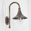 Elgin vägglampa utomhus, Vägglampa Svart-guld, 1-ljuskällor