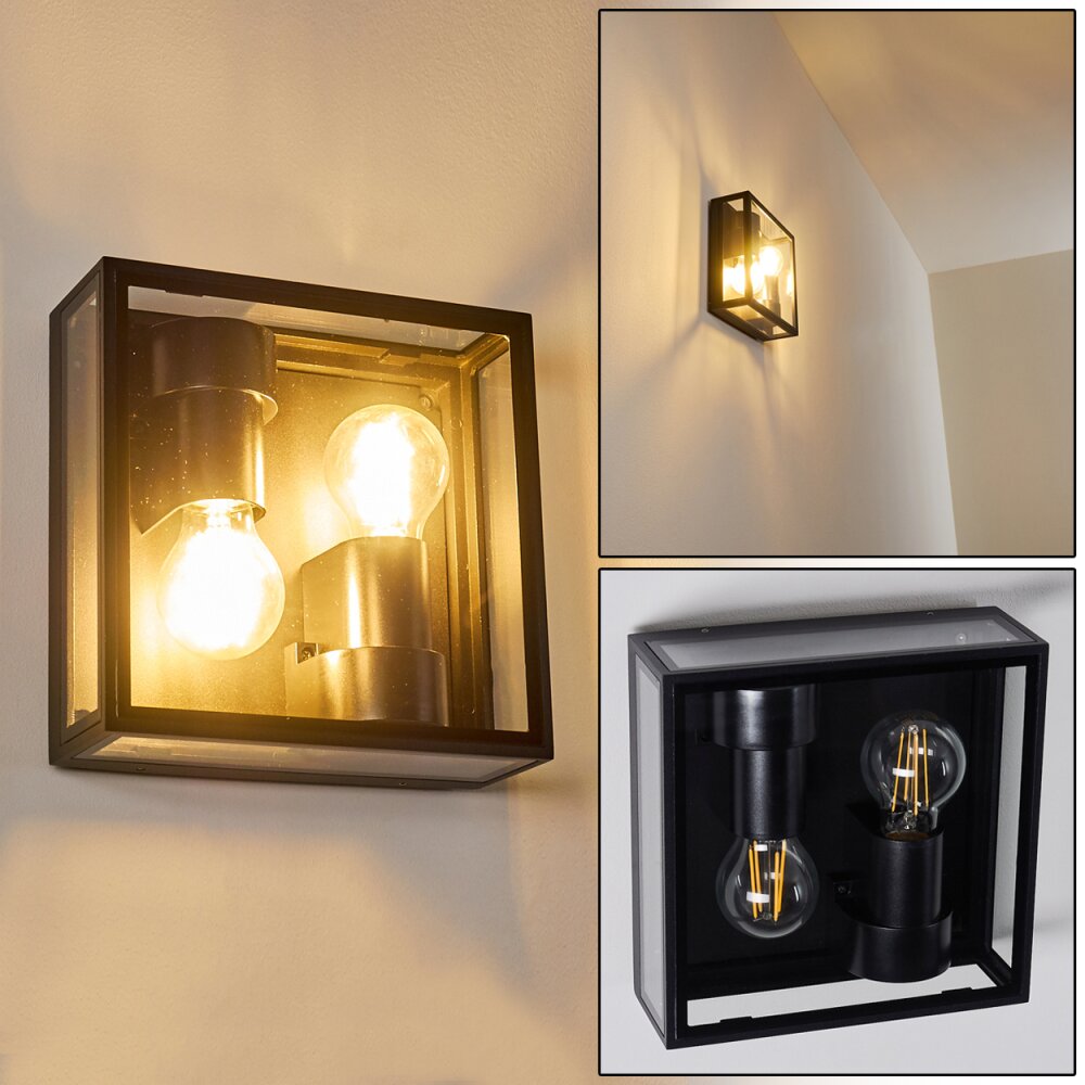 Minakata Vägglampa Svart, 2-ljuskällor main product photo