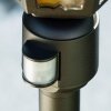 Hongkong Golvlampa, gångvägslampa Svart, 1-ljuskällor, Rörelsedetektor