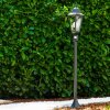 Hongkong Golvlampa, gångvägslampa Svart, 1-ljuskällor, Rörelsedetektor