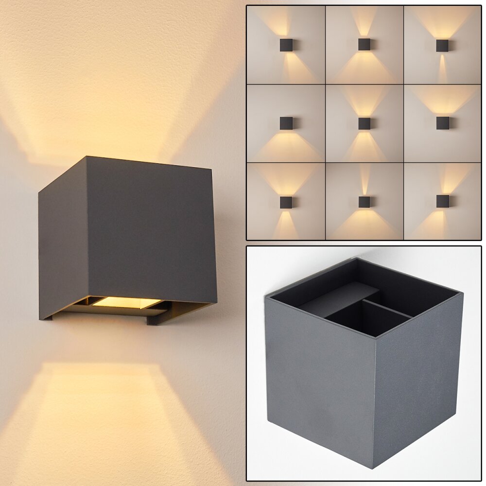 Badajoz Up & Down Lampa, Vägglampa LED Antracit, 1-ljuskällor main product photo