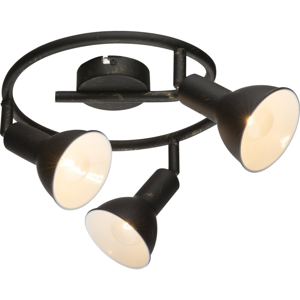 Globo NAMUS Taklampa, Takstrålkastare Svart, 3-ljuskällor main product photo