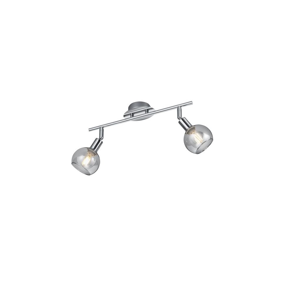 Reality BREST Taklampa, Takstrålkastare Krom, 2-ljuskällor main product photo