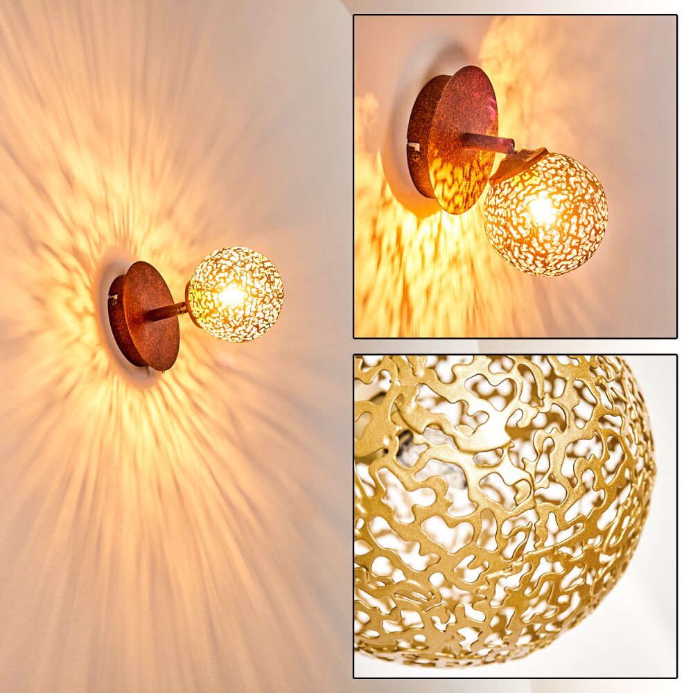 Virga Vägglampa Rostfärger, 1-ljuskällor main product photo
