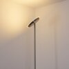 Mjoelby strålkastare, Golvlampa LED Nickel matt, 1-ljuskällor