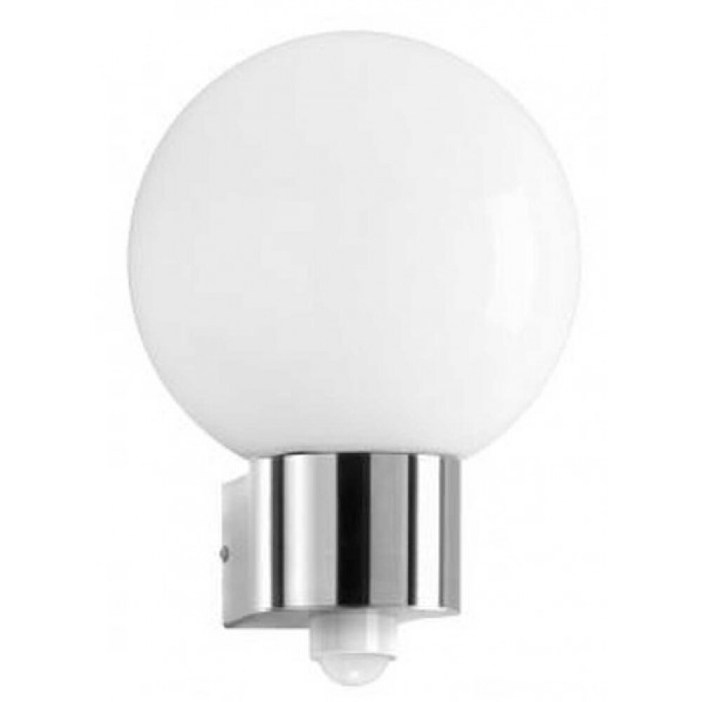 CMD Ball Vägglampa Rostfritt stål, 1-ljuskällor, Rörelsedetektor main product photo