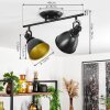 Koppom Taklampa, Takstrålkastare Svart, 2-ljuskällor
